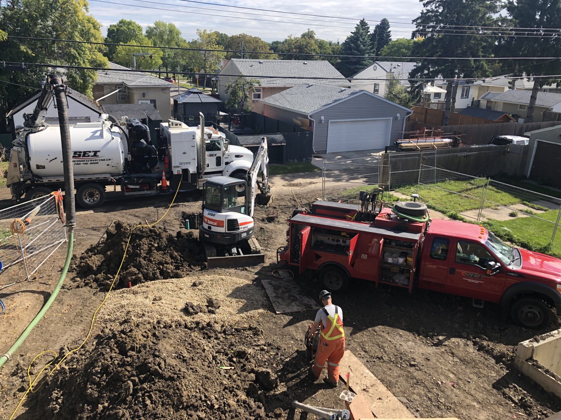 Septic tank repairs in Edmonton, Alberta